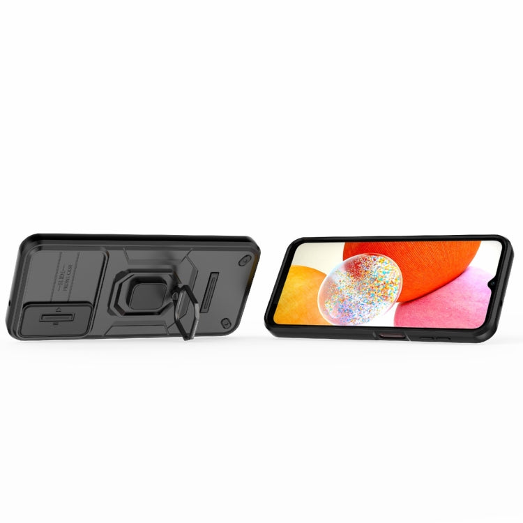 Custodia per telefono antiurto scorrevole Camshield TPU + PC con supporto, For Samsung Galaxy A14 5G, For Samsung Galaxy A13 4G, For Samsung Galaxy A13 5G