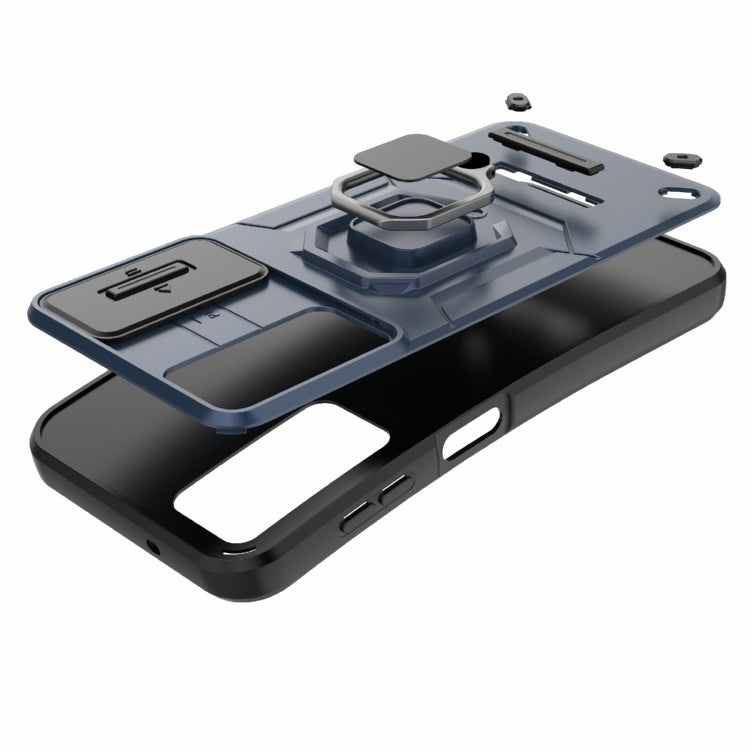 Custodia per telefono antiurto scorrevole Camshield TPU + PC con supporto, For Samsung Galaxy A14 5G, For Samsung Galaxy A13 4G, For Samsung Galaxy A13 5G