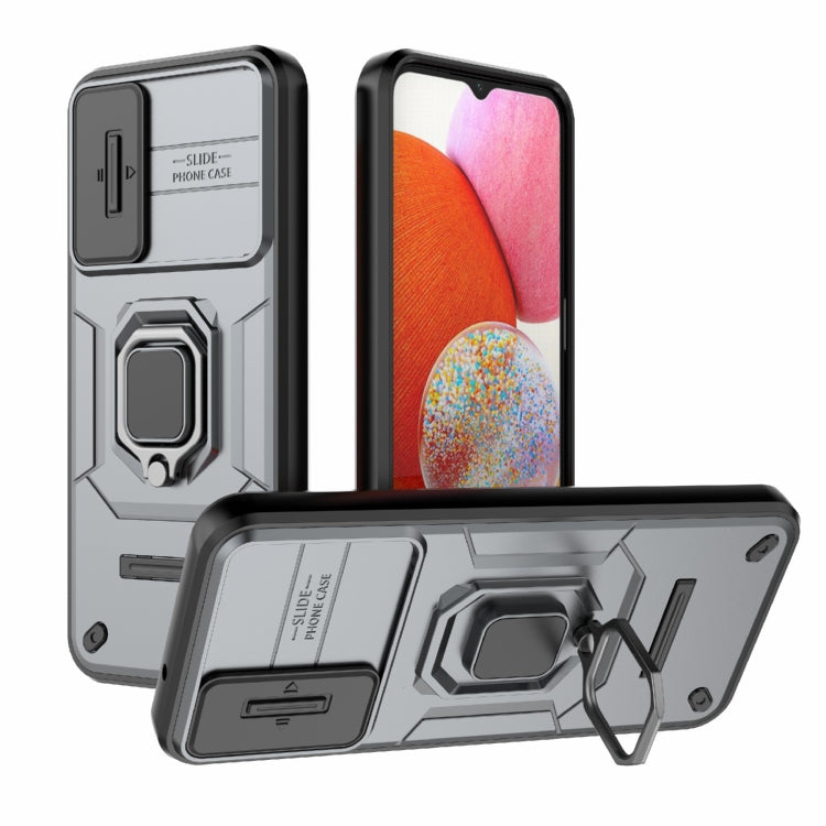 Custodia per telefono antiurto scorrevole Camshield TPU + PC con supporto, For Samsung Galaxy A14 5G, For Samsung Galaxy A13 4G, For Samsung Galaxy A13 5G