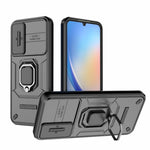 Custodia per telefono antiurto scorrevole Camshield TPU + PC con supporto, For Samsung Galaxy M34 5G India, For Samsung Galaxy A25 5G, For Samsung Galaxy A24 5G, For Samsung Galaxy A34 5G