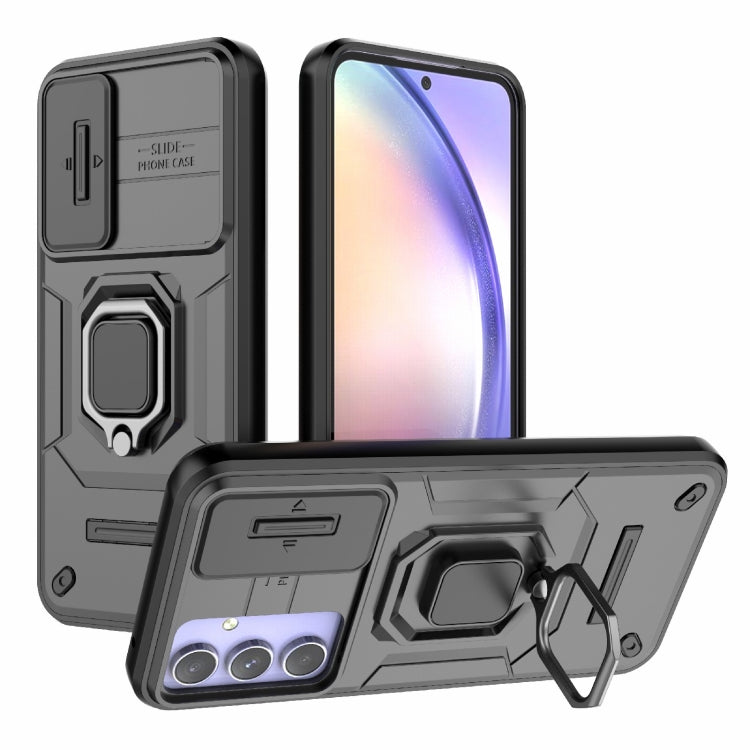 Custodia per telefono antiurto scorrevole Camshield TPU + PC con supporto, For Samsung Galaxy A54 5G, For Samsung Galaxy S23 Ultra 5G, For Samsung Galaxy S23+ 5G, For Samsung Galaxy S23 5G