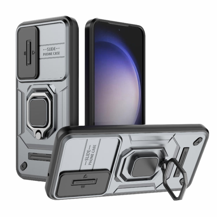 Custodia per telefono antiurto scorrevole Camshield TPU + PC con supporto, For Samsung Galaxy A54 5G, For Samsung Galaxy S23 Ultra 5G, For Samsung Galaxy S23+ 5G, For Samsung Galaxy S23 5G