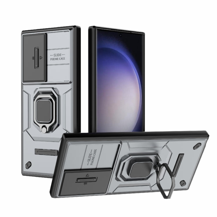 Custodia per telefono antiurto scorrevole Camshield TPU + PC con supporto, For Samsung Galaxy A54 5G, For Samsung Galaxy S23 Ultra 5G, For Samsung Galaxy S23+ 5G, For Samsung Galaxy S23 5G
