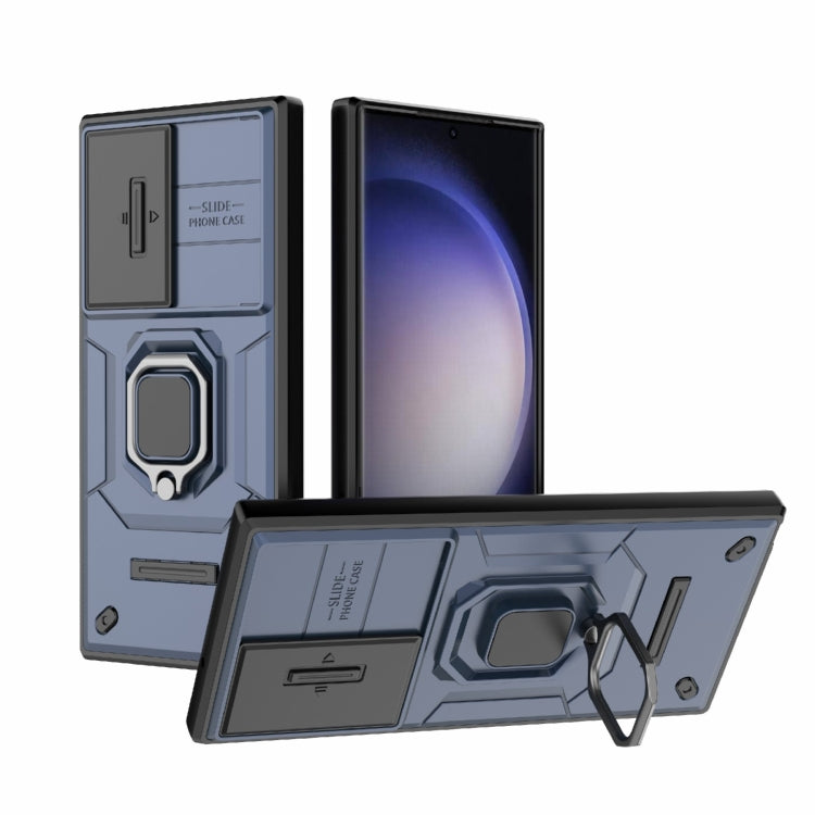 Custodia per telefono antiurto scorrevole Camshield TPU + PC con supporto, For Samsung Galaxy A54 5G, For Samsung Galaxy S23 Ultra 5G, For Samsung Galaxy S23+ 5G, For Samsung Galaxy S23 5G
