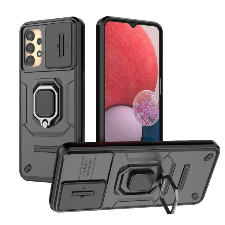 Custodia per telefono antiurto scorrevole Camshield TPU + PC con supporto, For Samsung Galaxy A14 5G, For Samsung Galaxy A13 4G, For Samsung Galaxy A13 5G