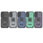 Custodia per telefono antiurto scorrevole Camshield TPU + PC con supporto, For Samsung Galaxy M34 5G India, For Samsung Galaxy A25 5G, For Samsung Galaxy A24 5G, For Samsung Galaxy A34 5G