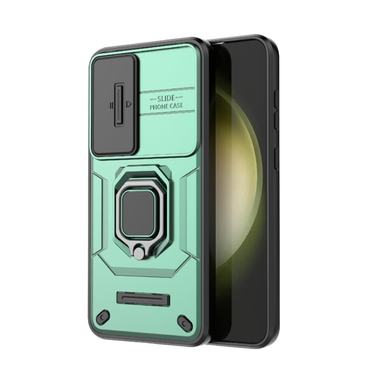 Custodia per telefono antiurto scorrevole Camshield TPU + PC con supporto, For Samsung Galaxy A35 5G, For Samsung Galaxy S24 Ultra 5G, For Samsung Galaxy S24+ 5G, For Samsung Galaxy S24 5G