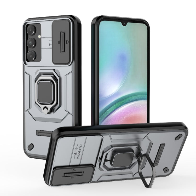 Custodia per telefono antiurto scorrevole Camshield TPU + PC con supporto, For Samsung Galaxy M55 5G, For Samsung Galaxy M15 5G, For Samsung Galaxy A15 5G, For Samsung Galaxy A55 5G