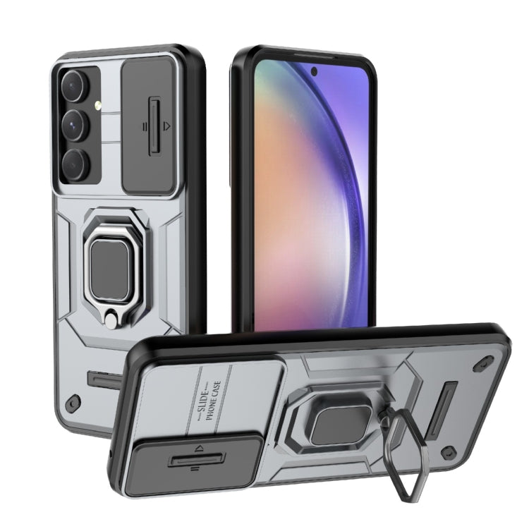 Custodia per telefono antiurto scorrevole Camshield TPU + PC con supporto, For Samsung Galaxy M55 5G, For Samsung Galaxy M15 5G, For Samsung Galaxy A15 5G, For Samsung Galaxy A55 5G