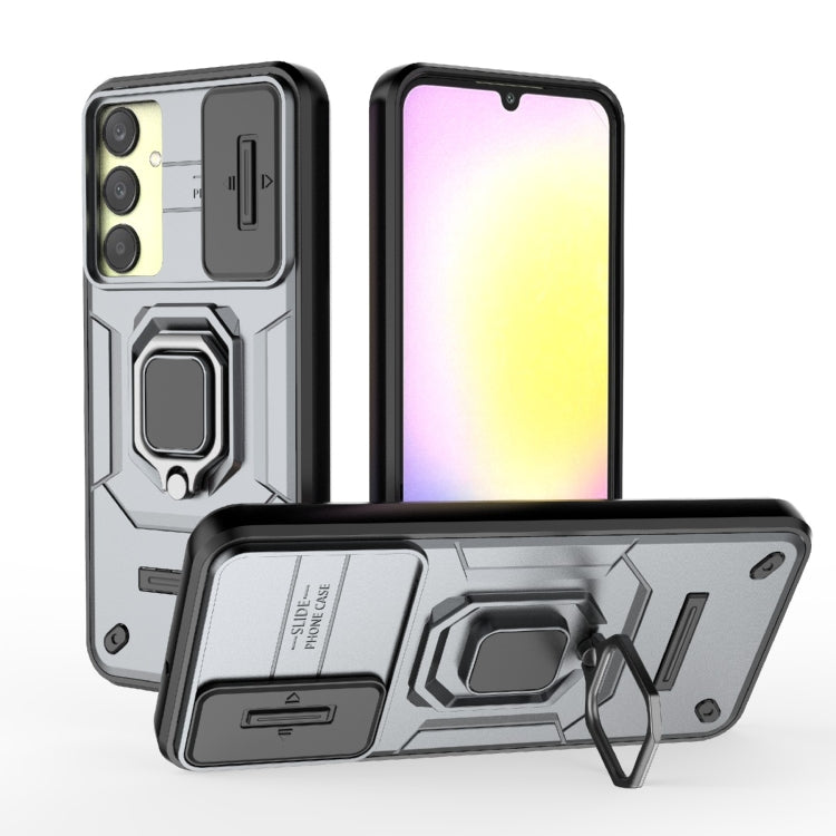 Custodia per telefono antiurto scorrevole Camshield TPU + PC con supporto, For Samsung Galaxy M34 5G India, For Samsung Galaxy A25 5G, For Samsung Galaxy A24 5G, For Samsung Galaxy A34 5G