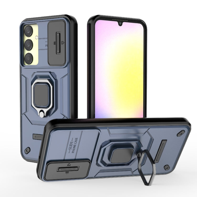 Custodia per telefono antiurto scorrevole Camshield TPU + PC con supporto, For Samsung Galaxy M34 5G India, For Samsung Galaxy A25 5G, For Samsung Galaxy A24 5G, For Samsung Galaxy A34 5G