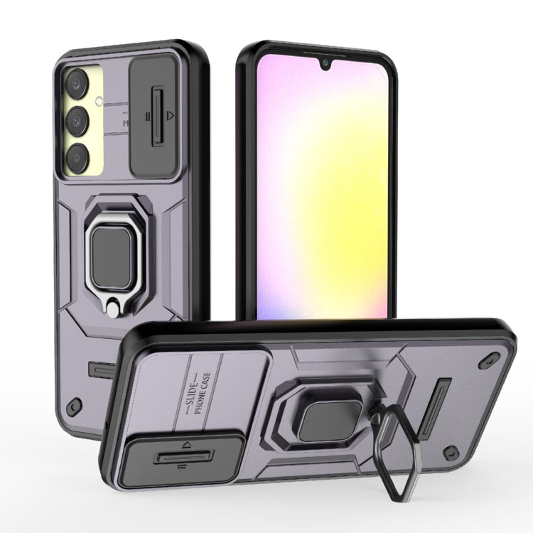 Custodia per telefono antiurto scorrevole Camshield TPU + PC con supporto, For Samsung Galaxy M34 5G India, For Samsung Galaxy A25 5G, For Samsung Galaxy A24 5G, For Samsung Galaxy A34 5G