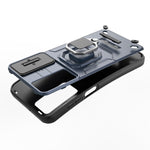 Custodia per telefono antiurto scorrevole Camshield TPU + PC con supporto, For Samsung Galaxy A35 5G, For Samsung Galaxy S24 Ultra 5G, For Samsung Galaxy S24+ 5G, For Samsung Galaxy S24 5G