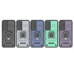 Custodia per telefono antiurto scorrevole Camshield TPU + PC con supporto, For Samsung Galaxy A35 5G, For Samsung Galaxy S24 Ultra 5G, For Samsung Galaxy S24+ 5G, For Samsung Galaxy S24 5G