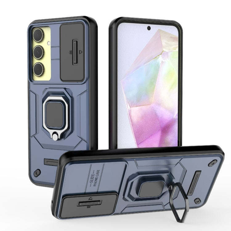 Custodia per telefono antiurto scorrevole Camshield TPU + PC con supporto, For Samsung Galaxy A35 5G, For Samsung Galaxy S24 Ultra 5G, For Samsung Galaxy S24+ 5G, For Samsung Galaxy S24 5G