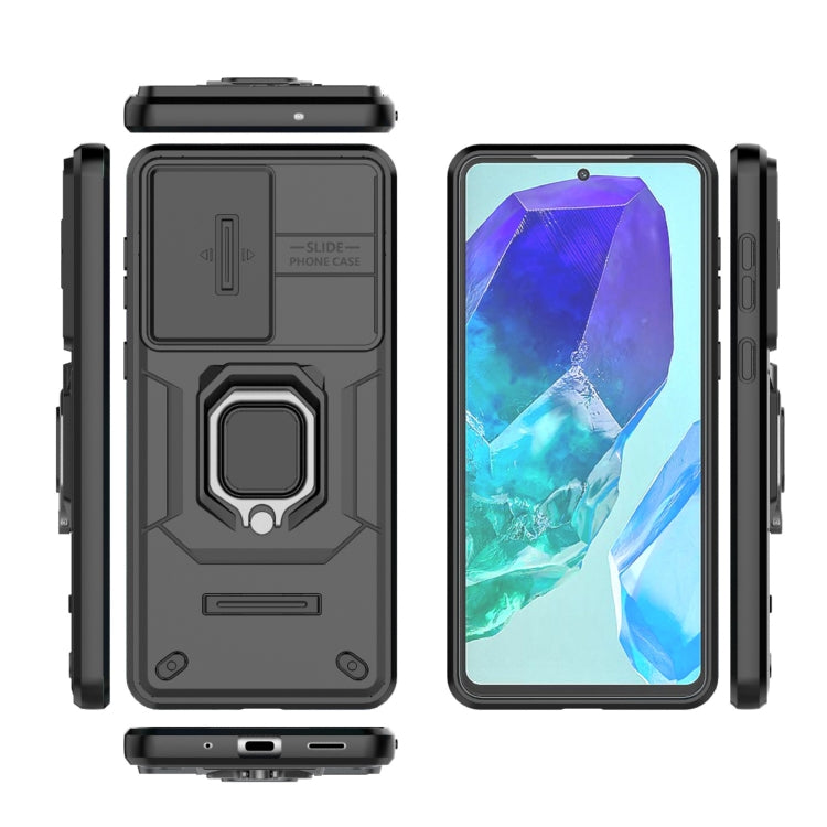 Custodia per telefono antiurto scorrevole Camshield TPU + PC con supporto, For Samsung Galaxy M55 5G, For Samsung Galaxy M15 5G, For Samsung Galaxy A15 5G, For Samsung Galaxy A55 5G