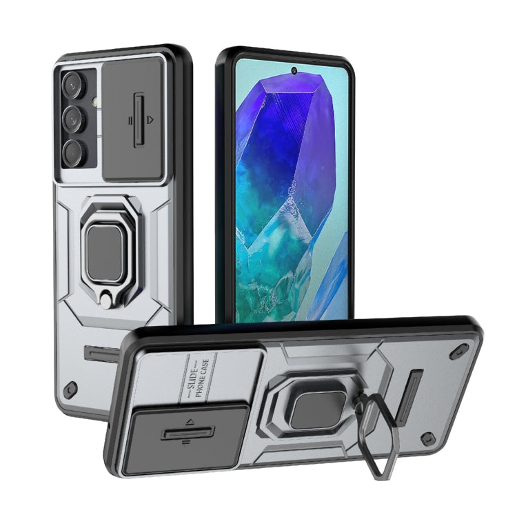 Custodia per telefono antiurto scorrevole Camshield TPU + PC con supporto, For Samsung Galaxy M55 5G, For Samsung Galaxy M15 5G, For Samsung Galaxy A15 5G, For Samsung Galaxy A55 5G