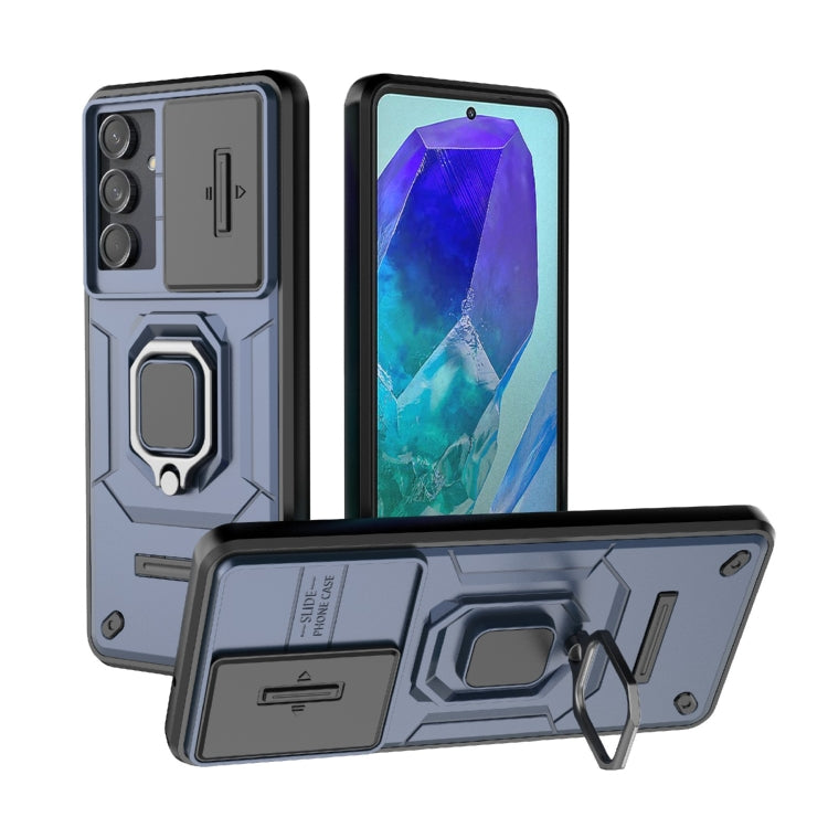 Custodia per telefono antiurto scorrevole Camshield TPU + PC con supporto, For Samsung Galaxy M55 5G, For Samsung Galaxy M15 5G, For Samsung Galaxy A15 5G, For Samsung Galaxy A55 5G