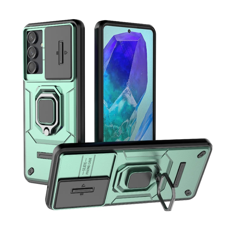 Custodia per telefono antiurto scorrevole Camshield TPU + PC con supporto, For Samsung Galaxy M55 5G, For Samsung Galaxy M15 5G, For Samsung Galaxy A15 5G, For Samsung Galaxy A55 5G
