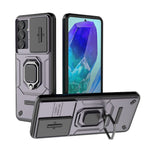 Custodia per telefono antiurto scorrevole Camshield TPU + PC con supporto, For Samsung Galaxy M55 5G, For Samsung Galaxy M15 5G, For Samsung Galaxy A15 5G, For Samsung Galaxy A55 5G