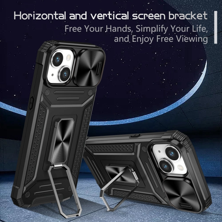 Custodia per telefono PC ibrida Camshield Robot TPU, For iPhone 14, For iPhone 14 Pro, For iPhone 14 Pro Max, For iPhone 13 Pro Max
