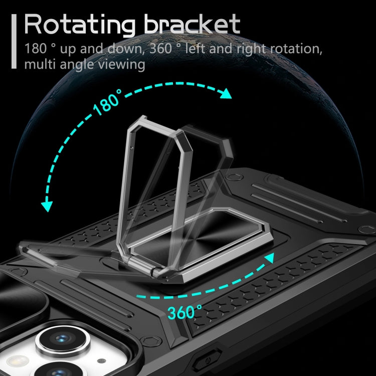 Custodia per telefono PC ibrida Camshield Robot TPU, For iPhone 14, For iPhone 14 Pro, For iPhone 14 Pro Max, For iPhone 13 Pro Max
