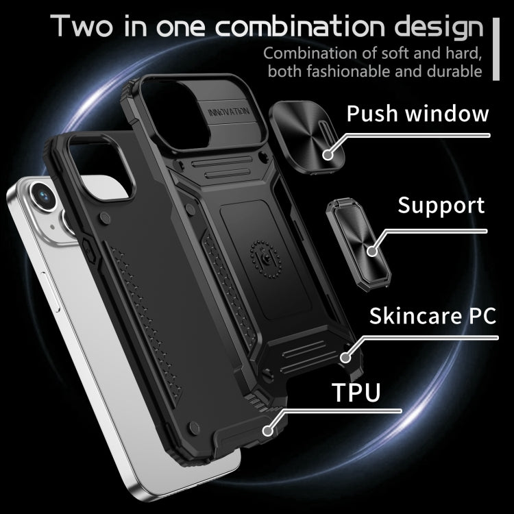 Custodia per telefono PC ibrida Camshield Robot TPU, For iPhone 14, For iPhone 14 Pro, For iPhone 14 Pro Max, For iPhone 13 Pro Max