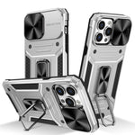 Custodia per telefono PC ibrida Camshield Robot TPU, For iPhone 13 Pro, For iPhone 13, For iPhone 12 / 12 Pro, For iPhone 12 Pro Max