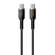 WK WDC-11 Cavo dati in silicone da USB-C/tipo-C a USB-C/tipo-C da 100 W, lunghezza: 1,2 m, WDC-11