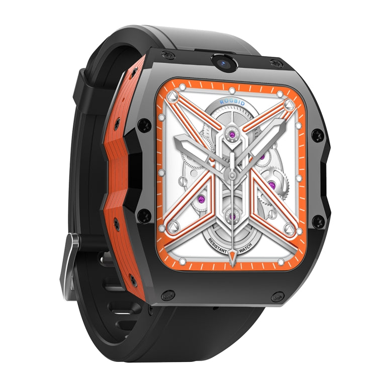 Modello X 1,99 pollici IP68 Impermeabile Android 9.0 4G Dual Camera Ceramics Smart Watch, 2GB+16GB, 4GB+128GB