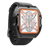 Modello X 1,99 pollici IP68 Impermeabile Android 9.0 4G Dual Camera Ceramics Smart Watch, 2GB+16GB, 4GB+128GB