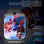 Modello X 1,99 pollici IP68 Impermeabile Android 9.0 4G Dual Camera Ceramics Smart Watch, 2GB+16GB, 4GB+128GB