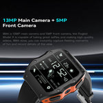 Modello X 1,99 pollici IP68 Impermeabile Android 9.0 4G Dual Camera Ceramics Smart Watch, 2GB+16GB, 4GB+128GB
