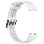 Cinturino in silicone traspirante tinta unita, For Huawei Band 10 / 9 / 8