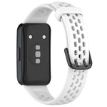 Cinturino in silicone traspirante tinta unita, For Huawei Band 10 / 9 / 8