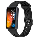 Cinturino in silicone traspirante tinta unita, For Huawei Band 10 / 9 / 8