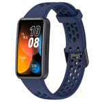 Cinturino in silicone traspirante tinta unita, For Huawei Band 10 / 9 / 8