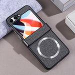 Custodia per telefono integrata con schermo posteriore magnetico MagSafe, For Samsung Galaxy Z Flip6 / Flip7 FE, For Samsung Galaxy Z Flip5