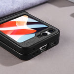 Custodia per telefono integrata con schermo posteriore magnetico MagSafe, For Samsung Galaxy Z Flip6 / Flip7 FE, For Samsung Galaxy Z Flip5
