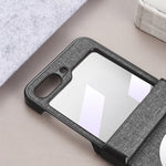 Custodia per telefono integrata con schermo posteriore magnetico MagSafe, For Samsung Galaxy Z Flip6 / Flip7 FE, For Samsung Galaxy Z Flip5