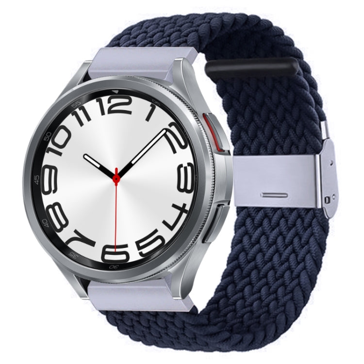 Cinturino per orologio con fibbia in metallo intrecciato in nylon, For Samsung Galaxy Watch 6 / 6 Classic