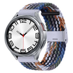 Cinturino per orologio con fibbia in metallo intrecciato in nylon, For Samsung Galaxy Watch 6 / 6 Classic