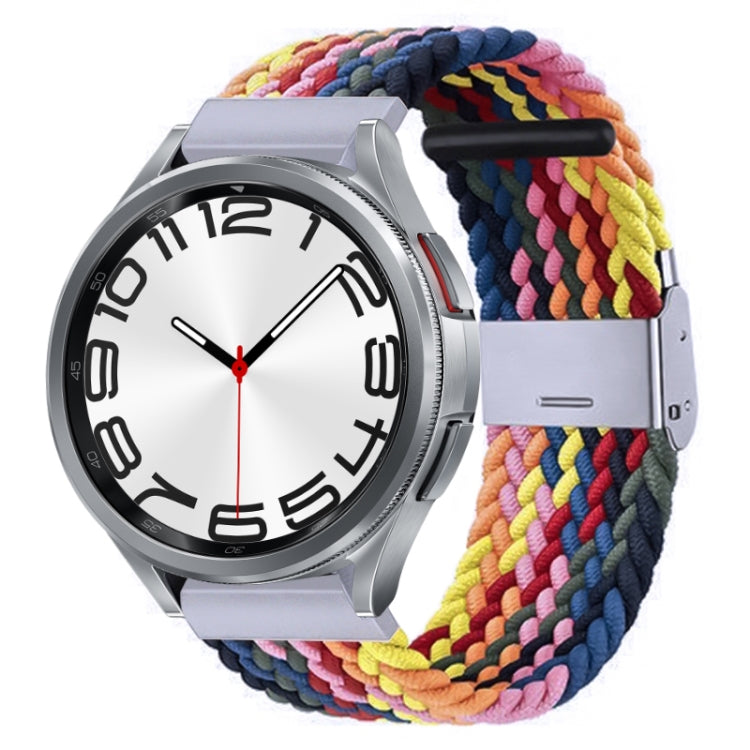 Cinturino per orologio con fibbia in metallo intrecciato in nylon, For Samsung Galaxy Watch 6 / 6 Classic