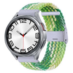Cinturino per orologio con fibbia in metallo intrecciato in nylon, For Samsung Galaxy Watch 6 / 6 Classic