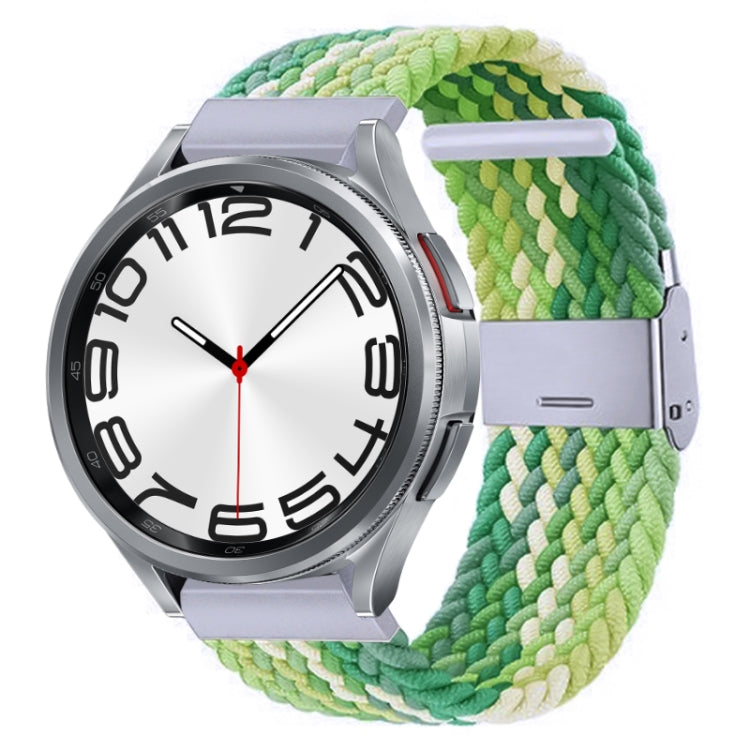 Cinturino per orologio con fibbia in metallo intrecciato in nylon, For Samsung Galaxy Watch 6 / 6 Classic