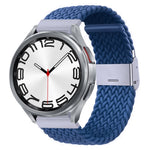 Cinturino per orologio con fibbia in metallo intrecciato in nylon, For Samsung Galaxy Watch 6 / 6 Classic