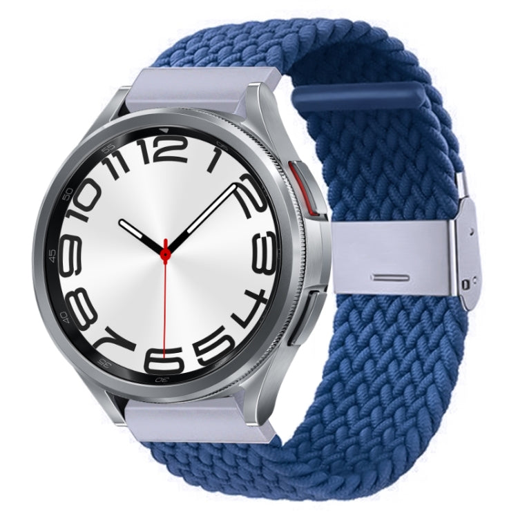 Cinturino per orologio con fibbia in metallo intrecciato in nylon, For Samsung Galaxy Watch 6 / 6 Classic