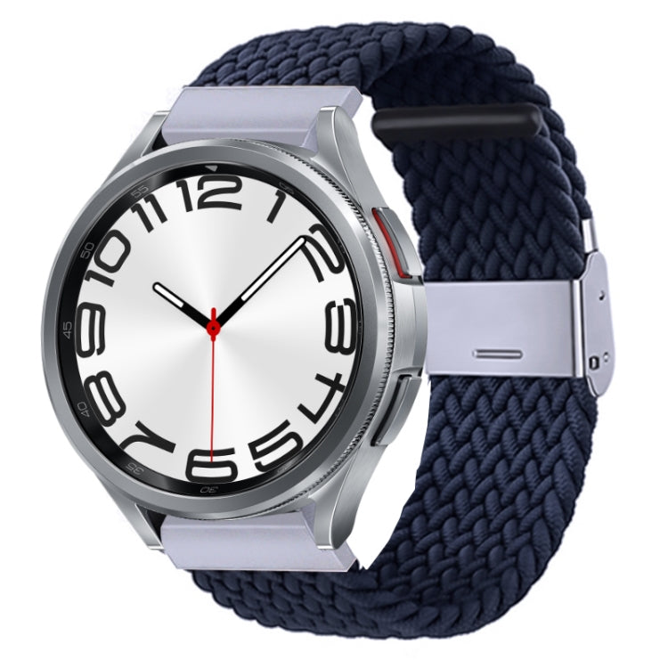 Cinturino per orologio con fibbia in metallo intrecciato in nylon, For Samsung Galaxy Watch 6 / 6 Classic