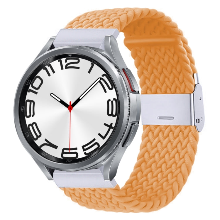 Cinturino per orologio con fibbia in metallo intrecciato in nylon, For Samsung Galaxy Watch 6 / 6 Classic