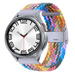 Cinturino per orologio con fibbia in metallo intrecciato in nylon, For Samsung Galaxy Watch 6 / 6 Classic